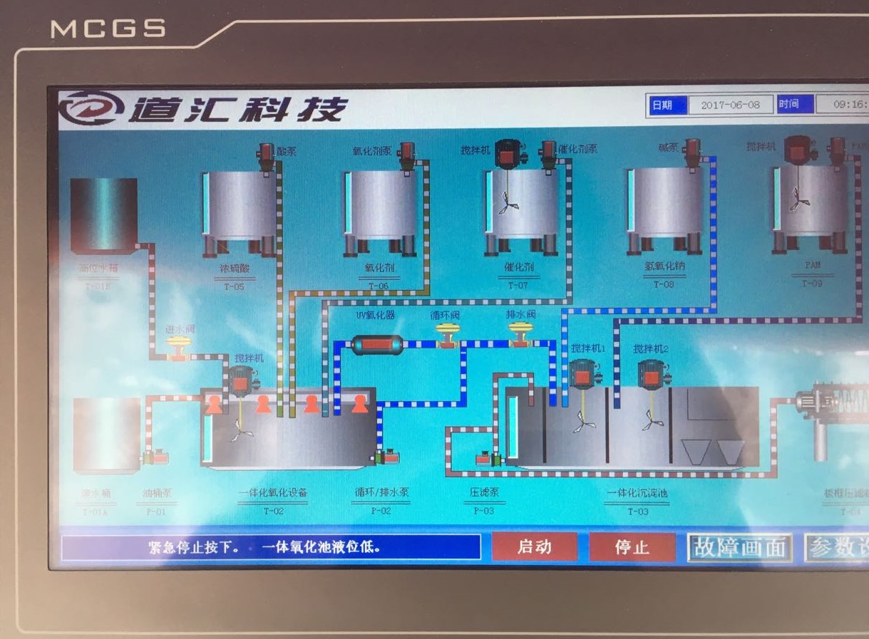 浙江五星油墨樹(shù)脂廢水處理設備